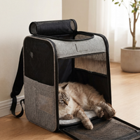 Sac de transport pour chat — Respirant & Structuré jusqu'à 10 kg