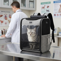 Sac de transport pour chat — Respirant & Structuré jusqu'à 10 kg