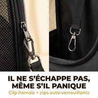Il ne s'échappe pas, même s'il panique